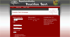 Desktop Screenshot of poseidongent.be