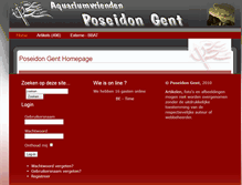 Tablet Screenshot of poseidongent.be